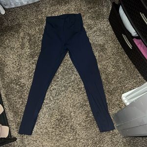 Navy lululemon leggings 25”